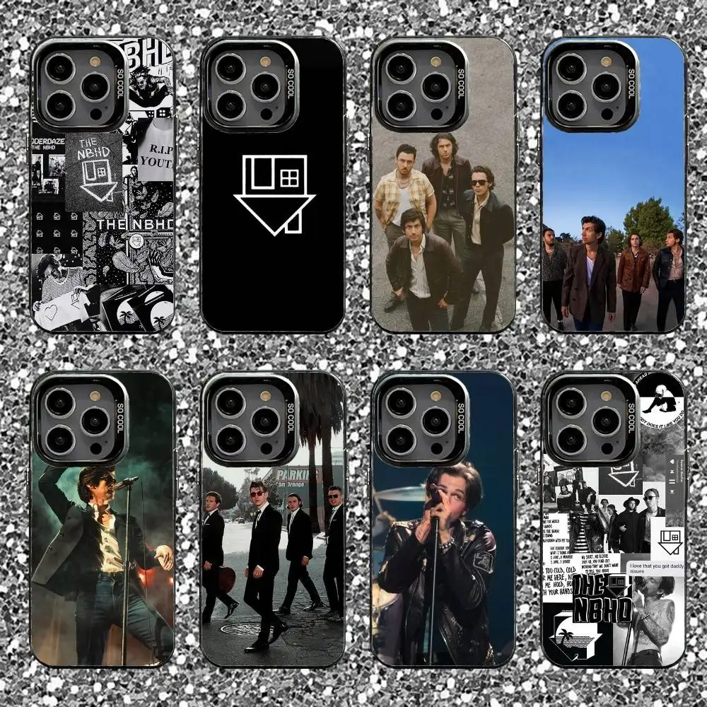 

The N-Neighbourhood Phone Case For iPhone 16,15,14,13,12,11,Pro,XS,Max,Plus,Mini,SE Black Candy Matte Shockproof Cover