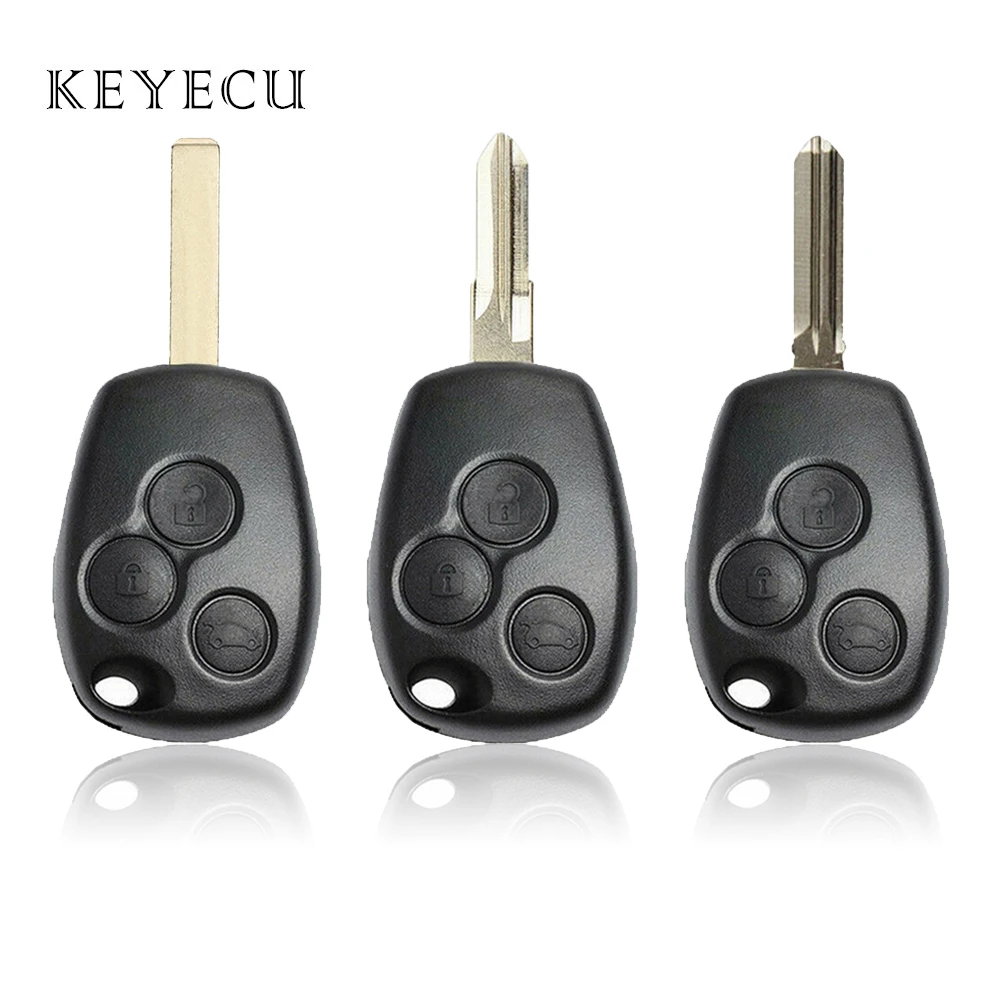 

Remote Car Key Fob 3 Buttons 433MHz with PCF7961M HITAG AES Chip for Renault Trafic Vauxhall Vivaro Logan II Sandero II