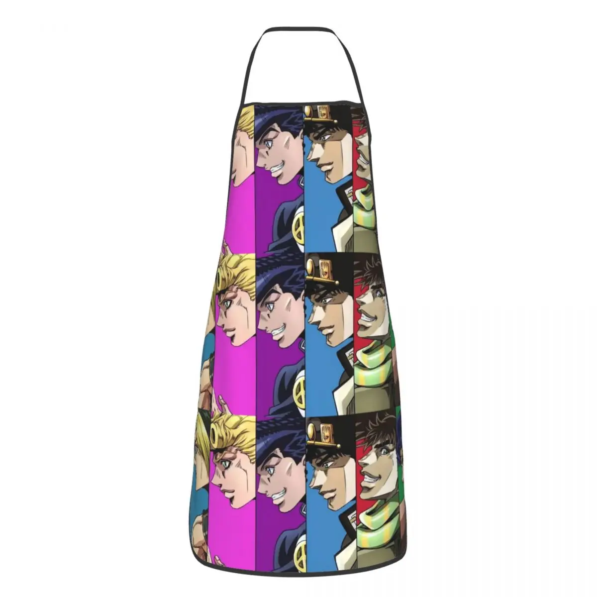Anime JoJo Bizarre Adventure Aprons Chef Baking Tablier Sleeveless Bib Kitchen Cleaning Pinafore for Women Men Painting
