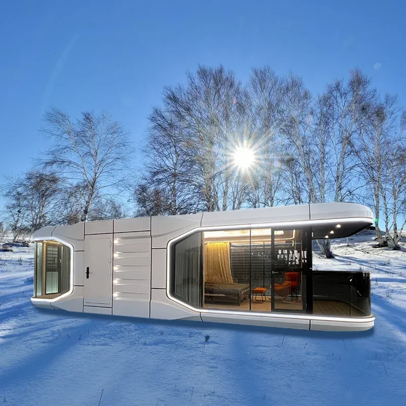 Newest design Resort Mobile Hotel modern modular 40ft container house for sale