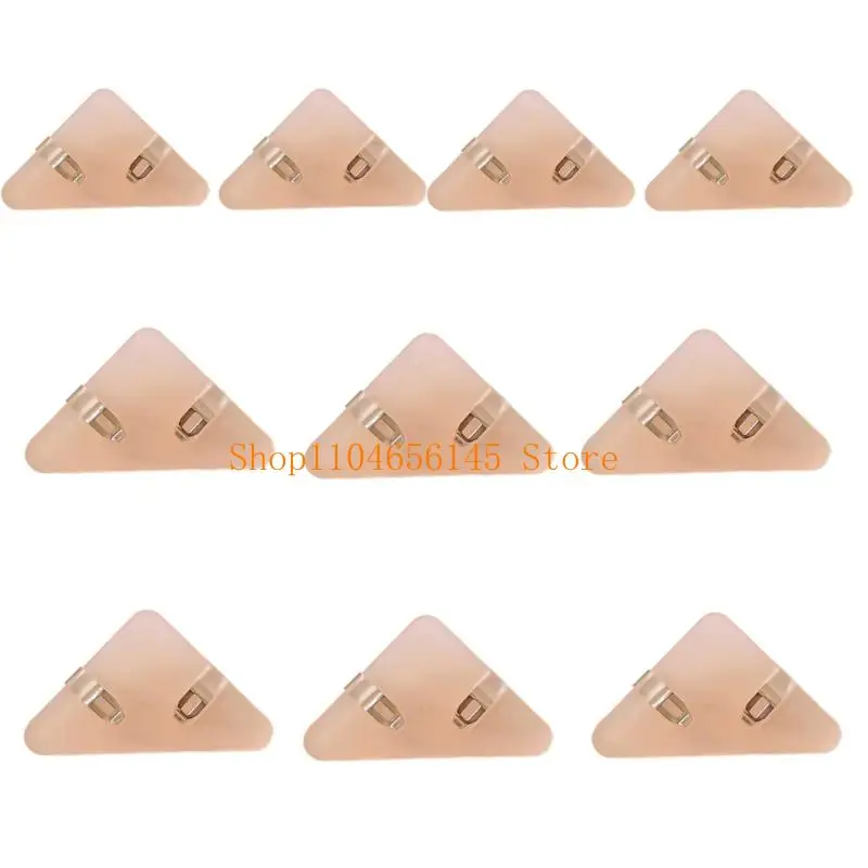 10Piece Multipurpose Plastic Corner Clips For Document Organization NonRusting File Holders Office School Supplies