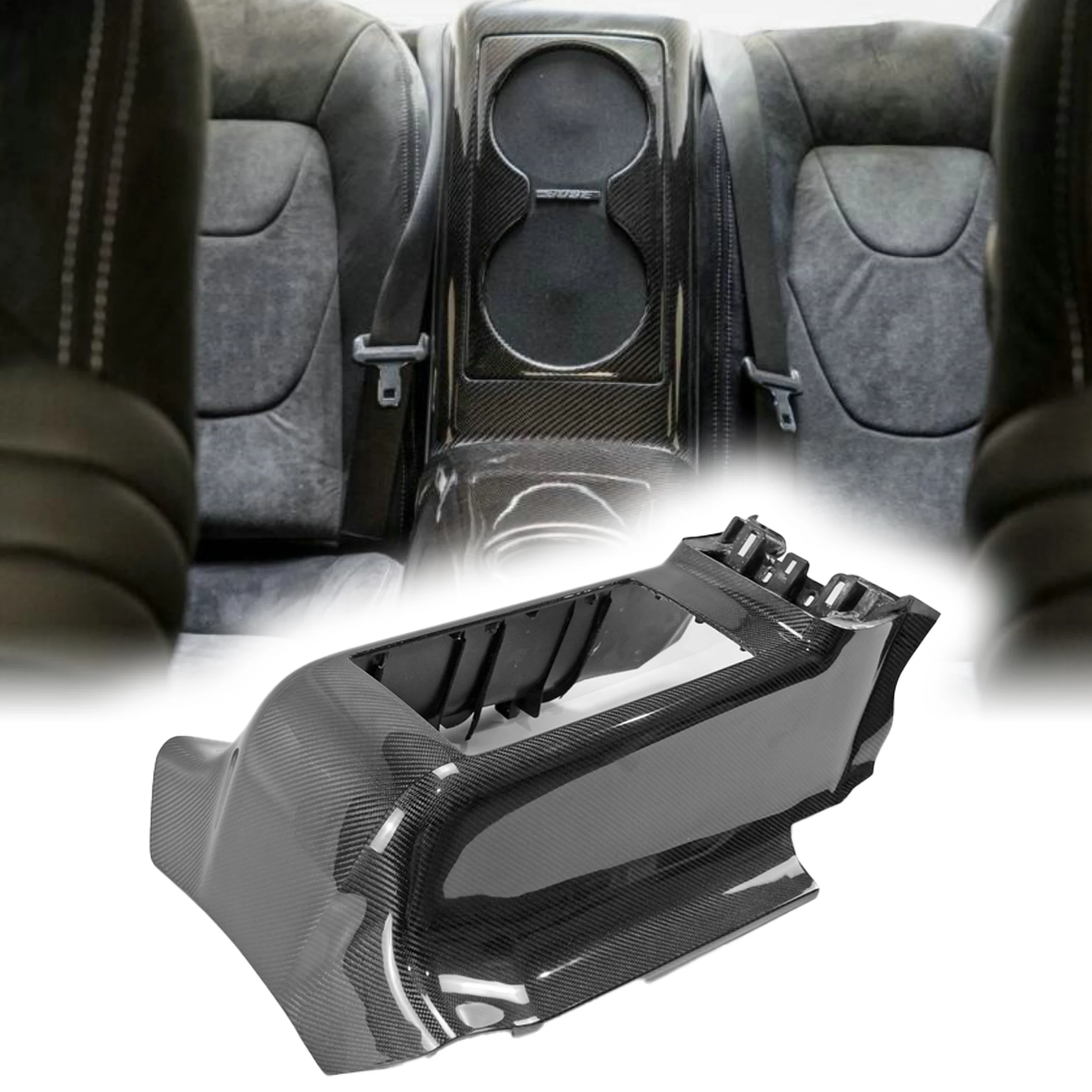 

09-12 R35 Rear Center Console Cover (Stick On)