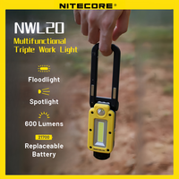 NITECORE NWL20 Auto repair lamp flashlight Multifunctional triple Output work light Headlamp Floodlight Spotlight