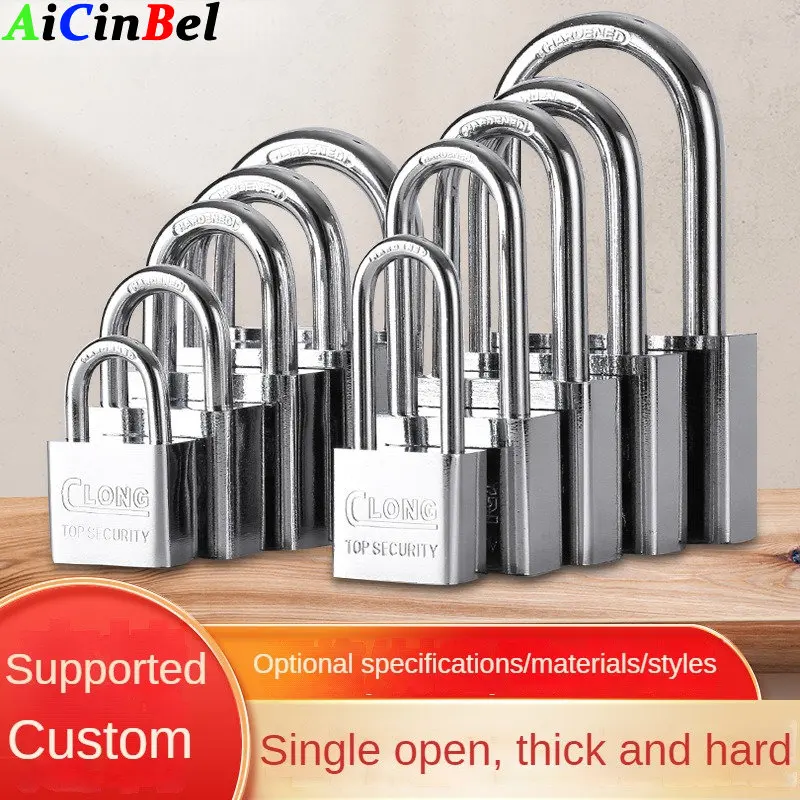 Full Metal Padlock Lock Small Locks Door Locks Padlock 30mm 40mm 50MM 60MM Drawer Cabinet Lock Not Rust Lock Core Include 1 Keys