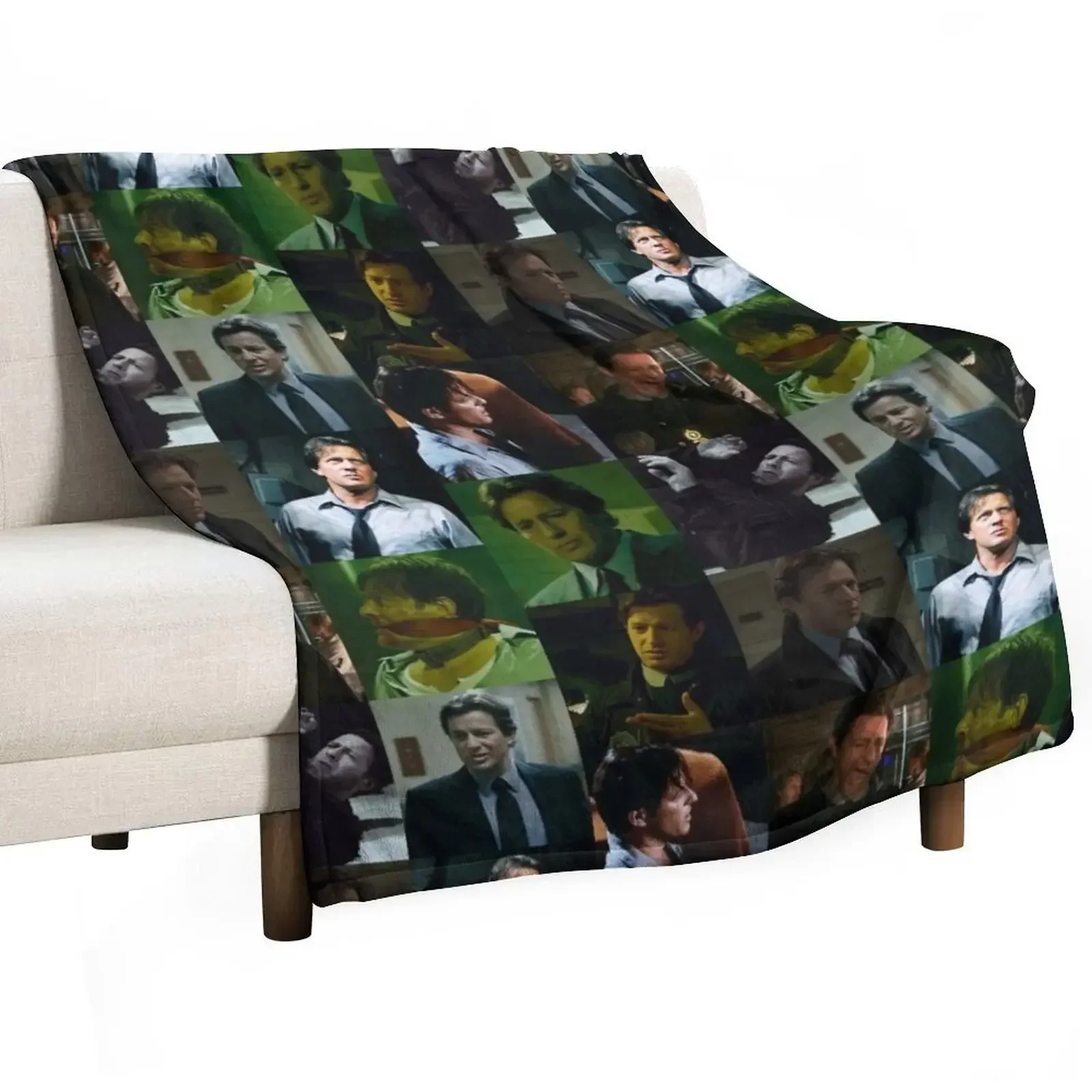 

Mark Hoffman (Costas Mandylor) Throw Blanket Decorative Throw Furrys Thin heavy to sleep Blankets