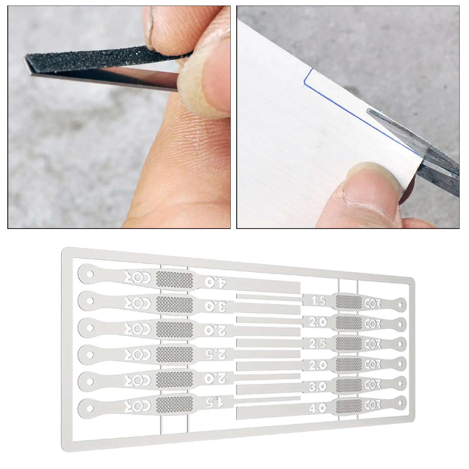 Multipurpose File Set Model Grinding Sandpaper Model Special Tool for Hobby