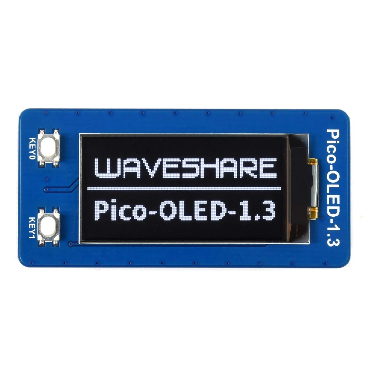 Waveshare แผงควบคุมไมโครคอนโทรลเลอร์64X128พิกเซลสำหรับ Raspberry Pi Pico, ไดร์เวอร์ SH1107แบบฝัง