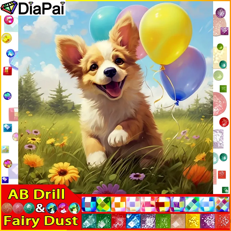 DiaPai Fairy Dust AB Diamond Painting Full Square/Round Diamond 