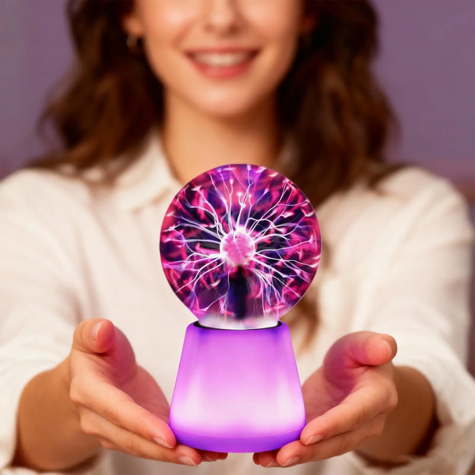 Table Lamp For Bedroom USB Powered Touch Sensitive Party Prop Fun Lamp 7 Color Changing Lights For Ambience Tabletop Home