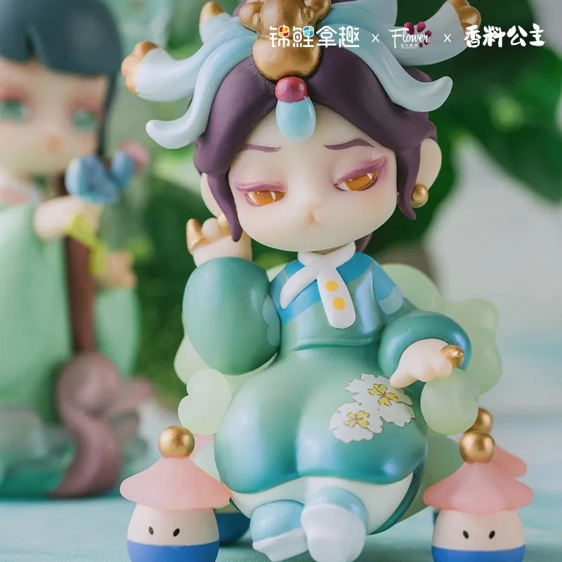 Spice Princess Flower Language Legend of Zhen Huan Series Blind Box Toys Doll Anime Figure Desktop Ornaments Gift Collection