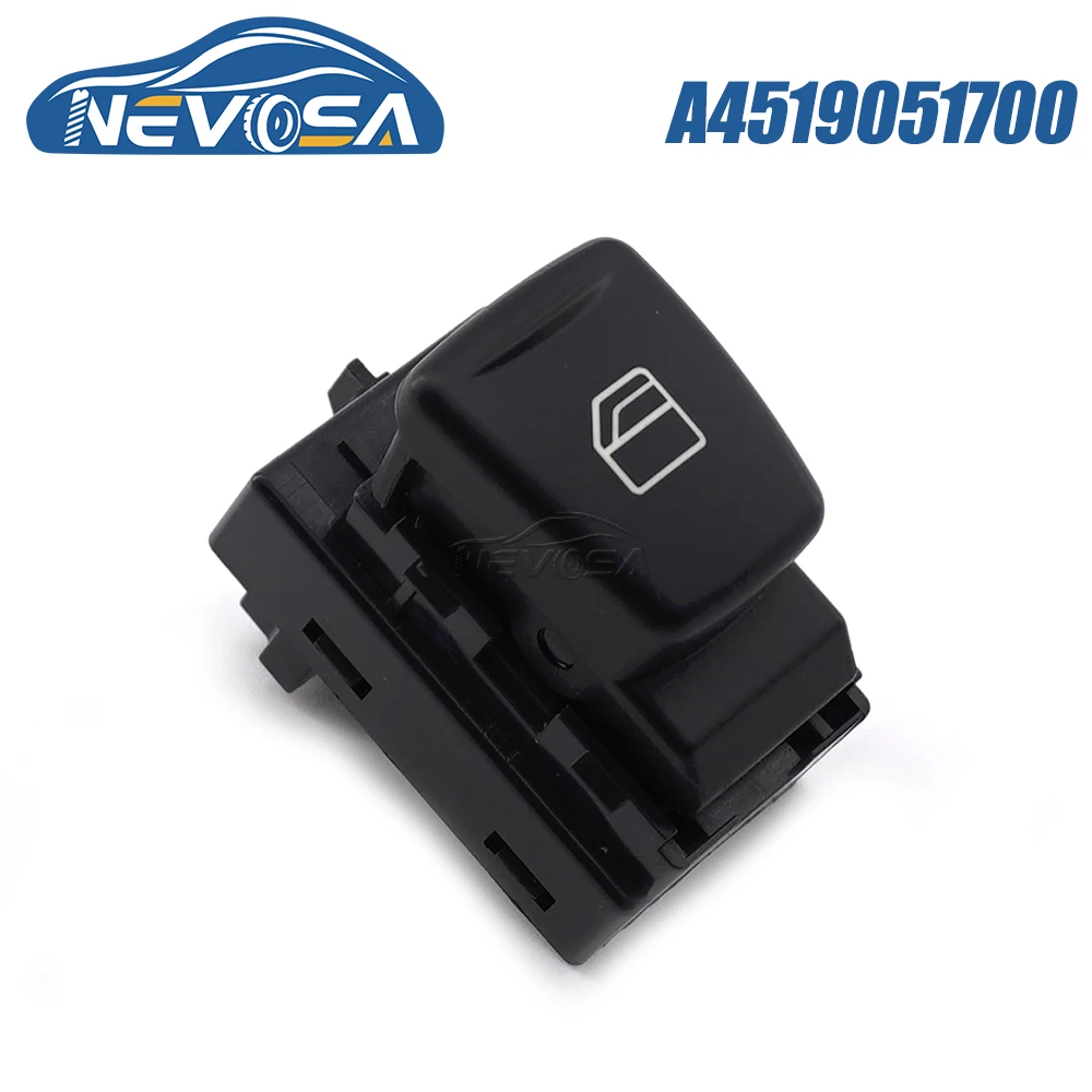NEVOSA A4519051700 For Mercedes-Benz Smart 451 Fortwo Cabrio 2007 2019 Car Electric Window Regulator Switch Single Lifter Button