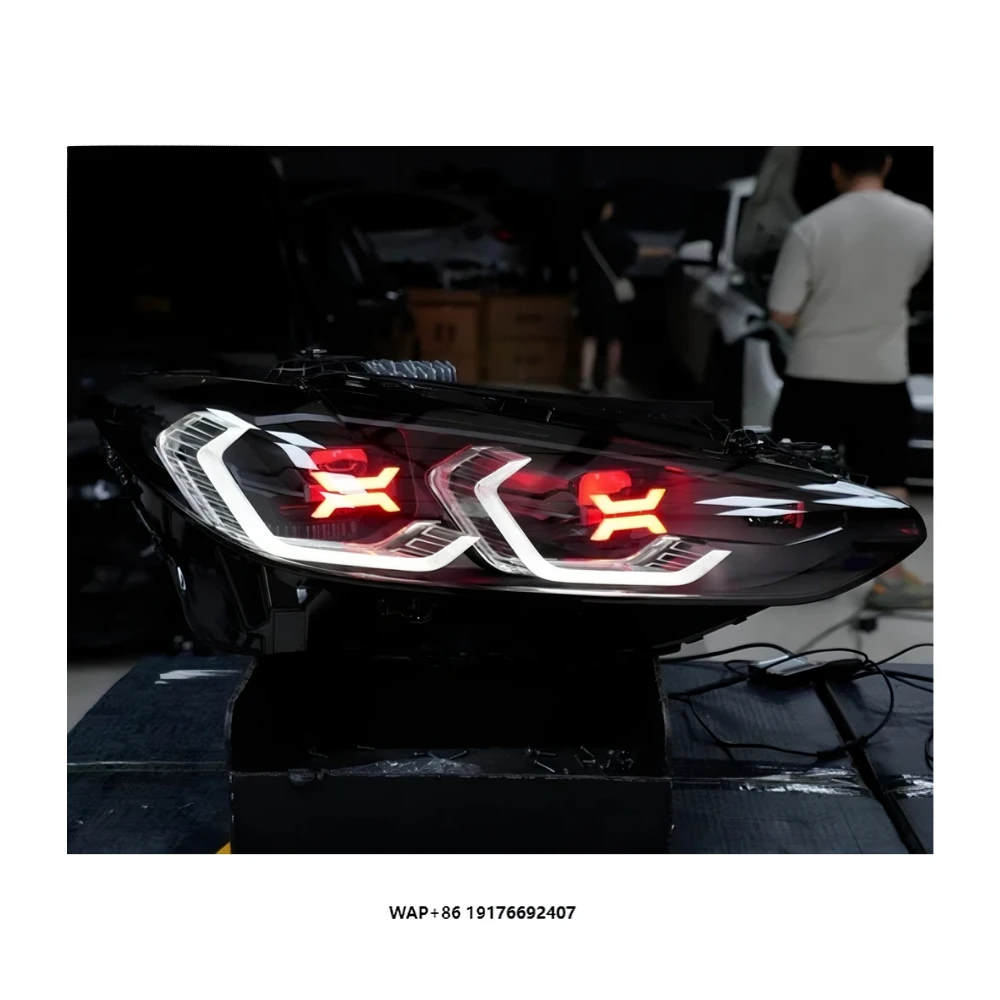 HETOP G80 Headlights M3 M4 G82 RGB OSS Style Customized Version Dual DRL Upgrade LED Head Lamp Projector Headlamps for