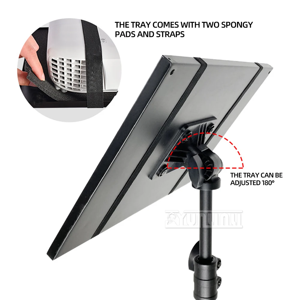 1.6m Computer Standing table Laptop / Projector Bracket Floor Standing Universal Pulley Mobile Tripod Lifting Projector Stand