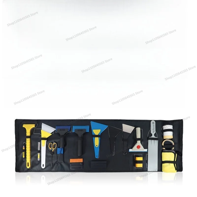 For Car Film Coating Kit Set Scraper Invisible Car Clothing Tool Storage Bag Full Set Handheld