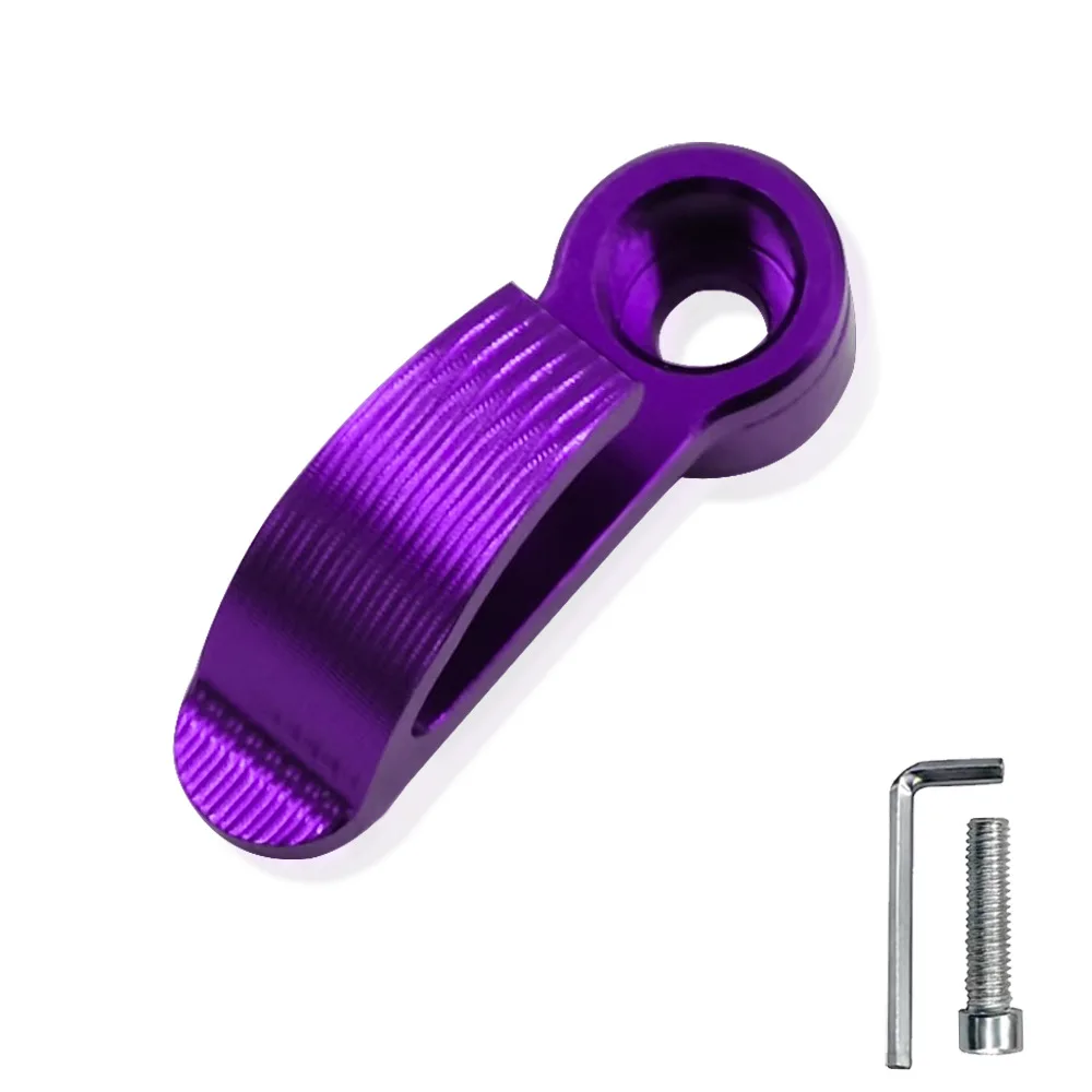 

Functional side hook for motorcycle top cover made of aluminum alloy fits dirt bike electric scooter with exposed disc brakes