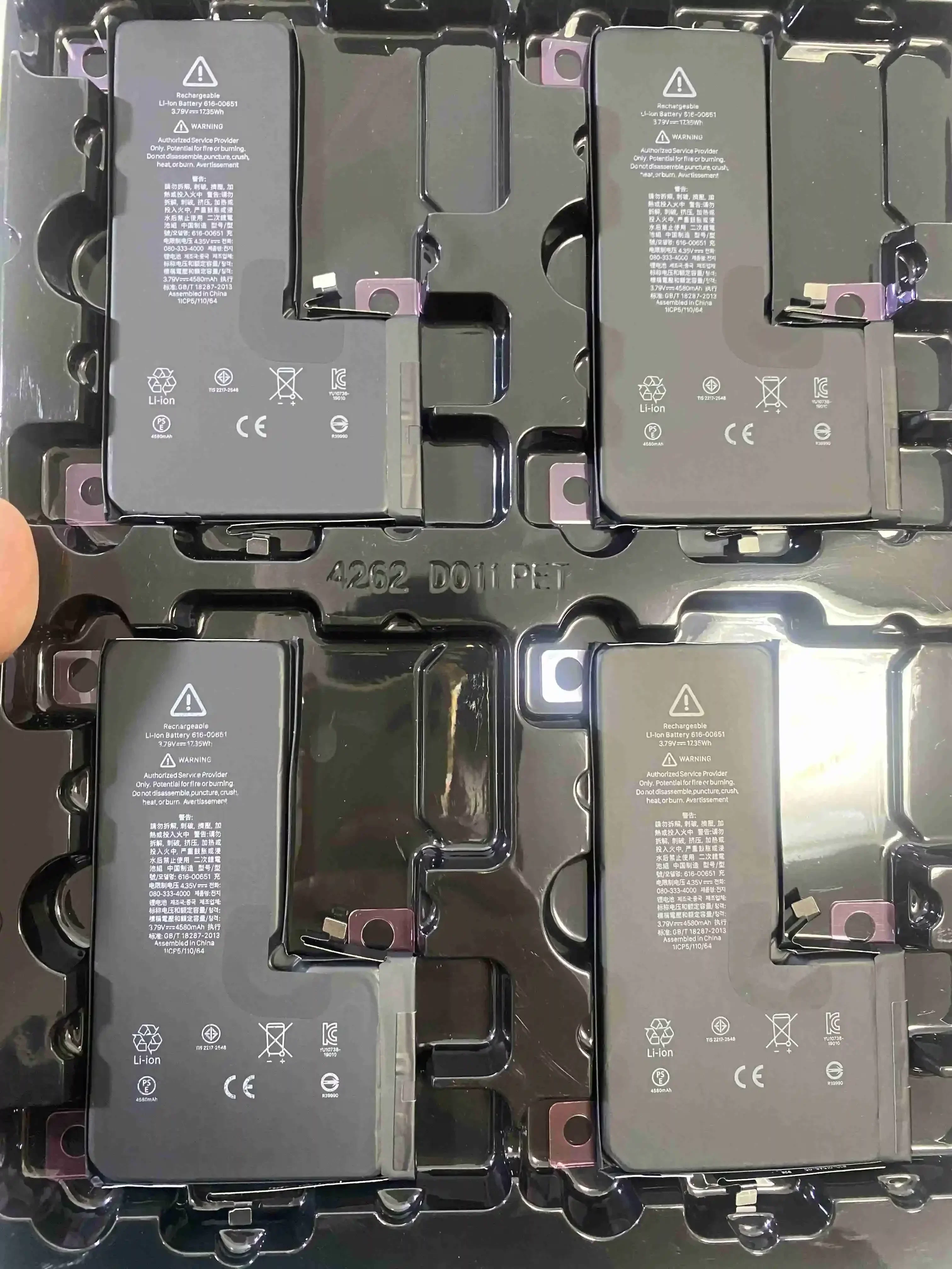 NEUER Nullzyklus-Hochwertiger Akku für iPhone 6 6S 7 8 Plus X Xs 11 12 13 14 15 Pro MAX Mobiltelefon mit kostenlosem Aufkleber