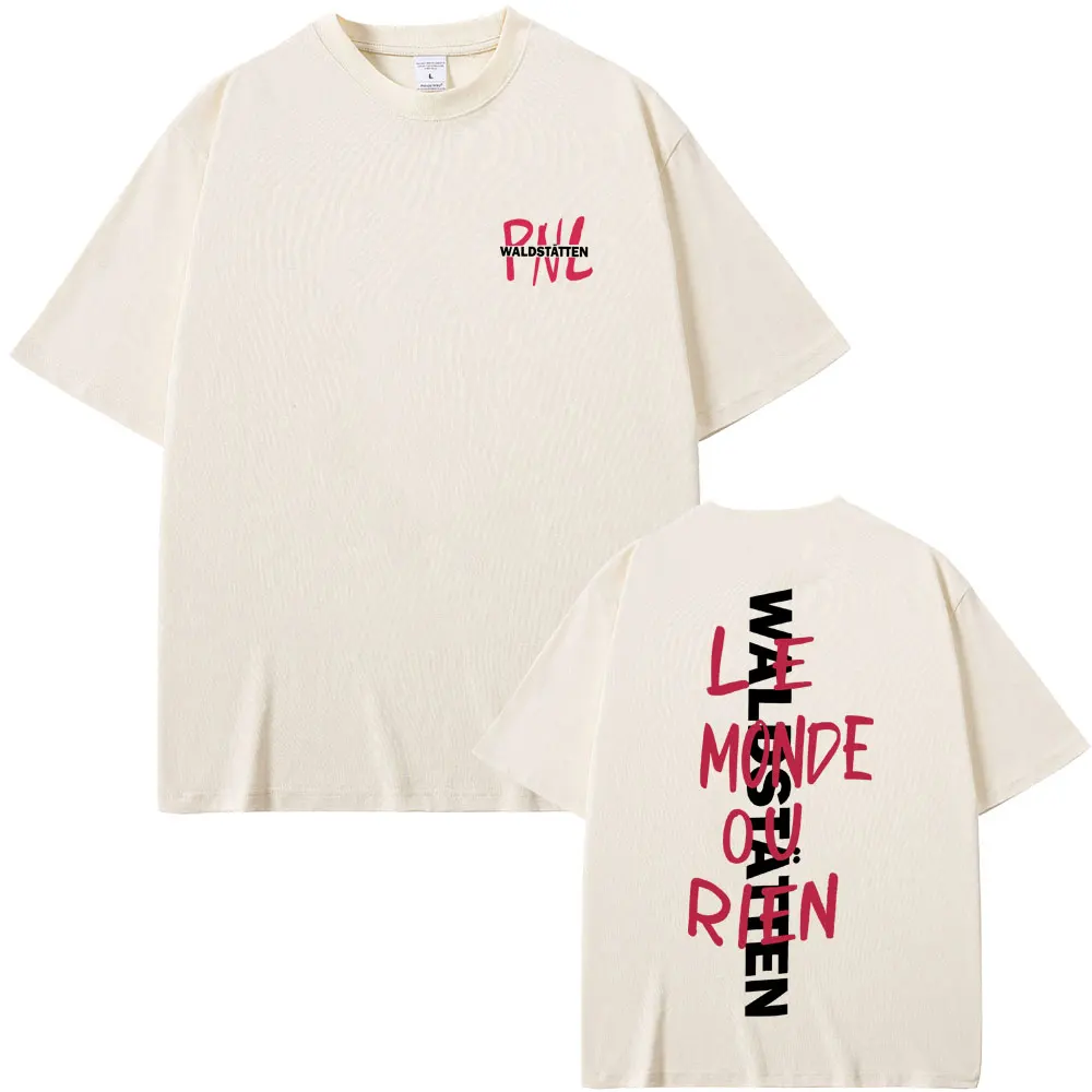 

Rapper PNL Que La Famille Le Monde Chico Album 2025 T-shirt Men Women Fashion Hip Hop Short Sleeve T Shirt 100% Cotton T-shirts