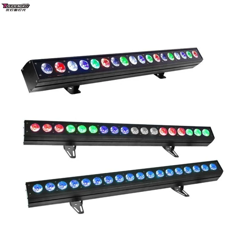 

6 pieces18x10w 4in1 5in1 6in1 Linear Bar dot control led Wall Washers light LED Pixel stage bar light