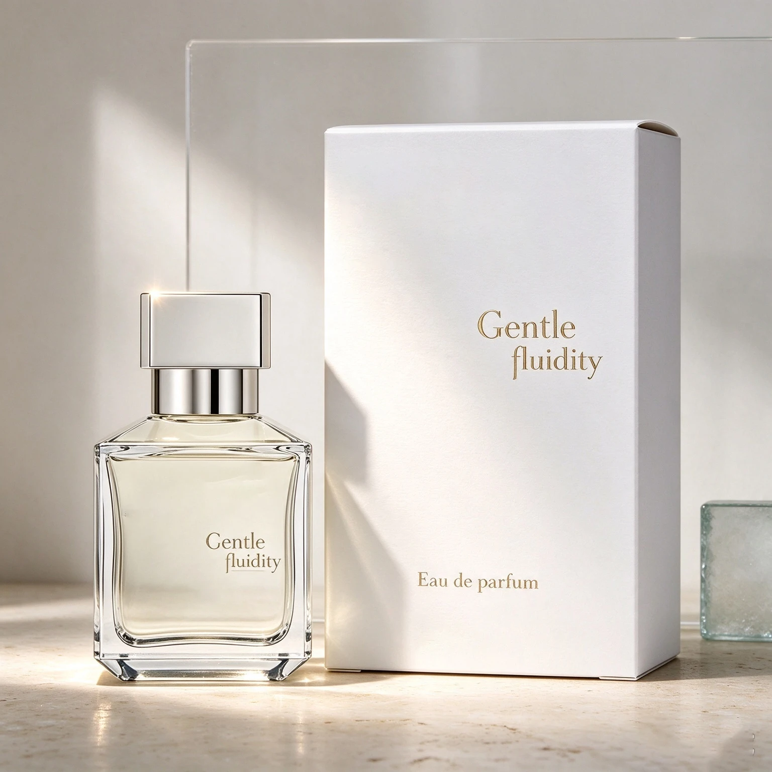 Gentle Fluidity  Eau De Toilette Is A Clear, Soft, Floral And Woody Fragrance, Which Is Clean And Resists High-Level Smell, Transparent, Square Bottle Neutral Fragrance, And Daily Gift Giving Fragrance. - view 4