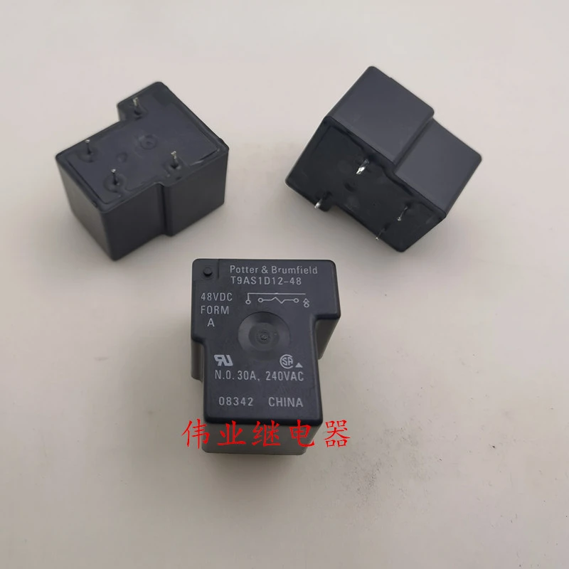 （Brand-new）1pcs/lot 100% original genuine relay:T9AS1D12-48 48VDC 4pins 30A