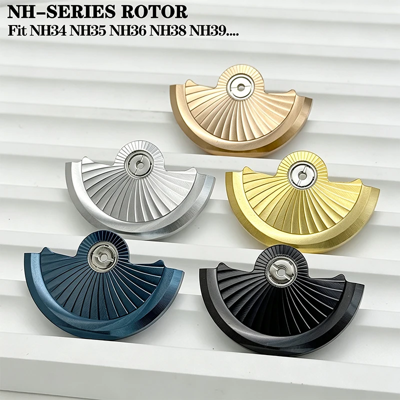 Modified NH35 Rotor Compatible With NH35 NH36 NH37 NH38 NH39 4R35 7S26 Movement Oscillating Weight Rotors Replacement Parts