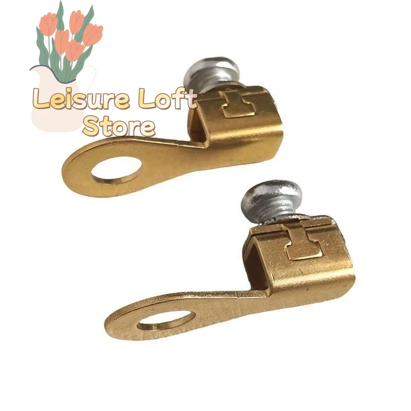 1Pcs Brass Copper Wire Terminal Connectors Corrosion Resistant Secure Connection for Audio System Wiring Modification
