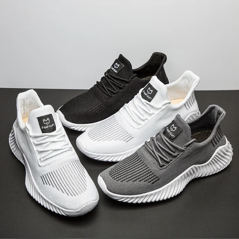 Tênis masculino branco andando tênis de corrida masculino sapatos casuais tênis para homem plus size 49 masculino tenis masculino