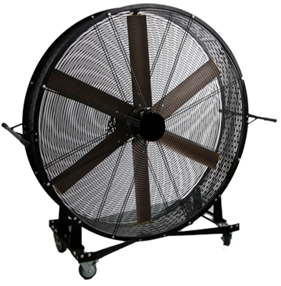 

Big size 2M Large Stand Fan Mobile Portable Hvls Fans For Restaurant