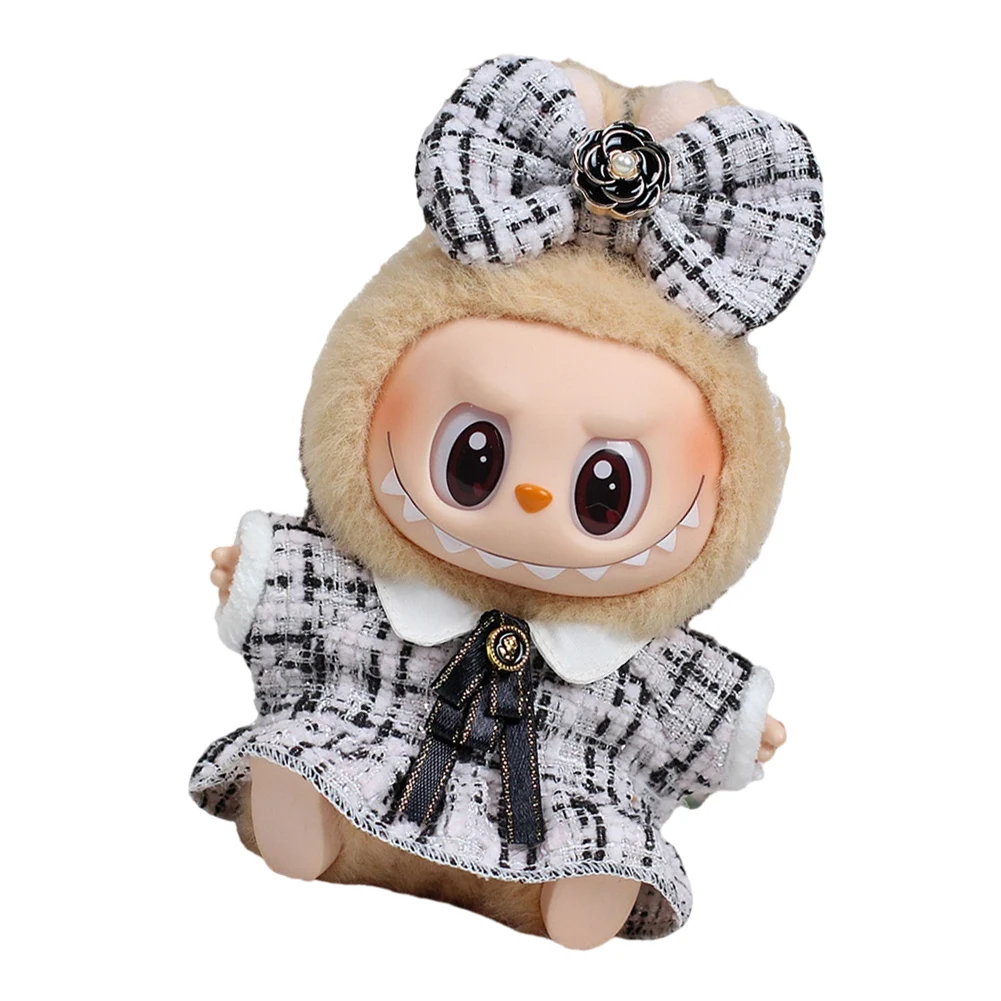 

Cute Mini Doll Clothes for Labubu 17cm Dolls Accessories No Doll Doll Clothes Outfit Dolls Clothing for Girls Birthday Gifts