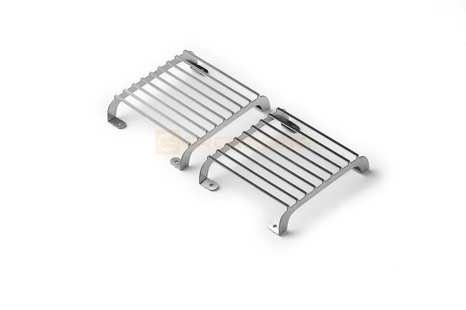 GRC H8H RC auto-onderdelen roestvrijstalen koplampafdekking simulatie gemodificeerde auto shell beschermende metalen plaat upgrade-accessoires