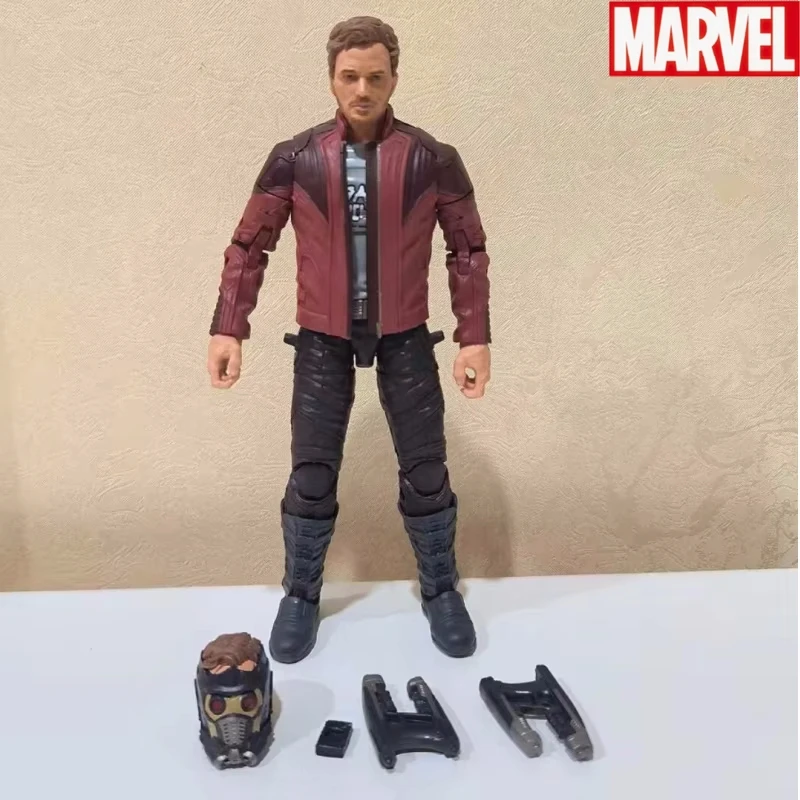 

In Stock Marvel 6-Inch Avengers 3 Eternal Series Thorheila Loki Star Lord Rocket Card Magic Handle Model