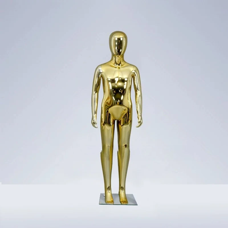 High Quality Electroplated Kids Mannequin, Full Body Child Dummy for Big Children Clothing Window Display