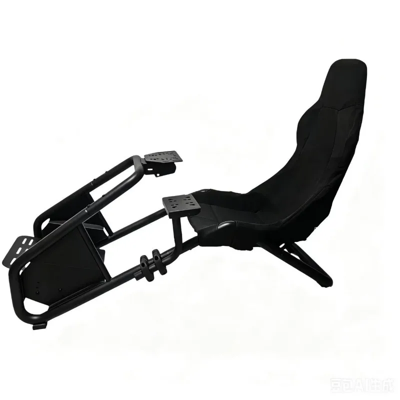 Foldable racing emulator seat bracket steering wheel home game support Tumas Logitech claw