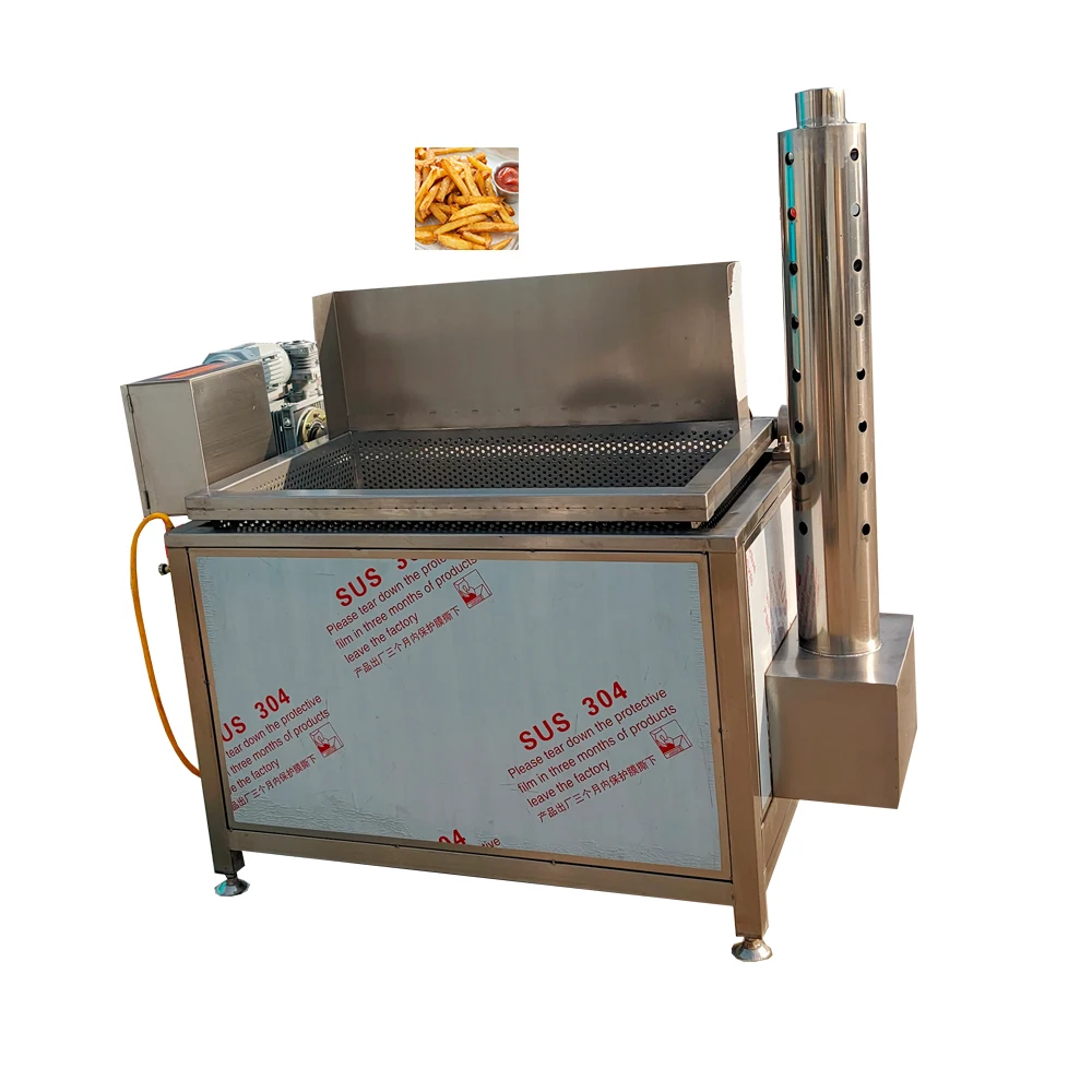 

Fried Chicken Machine Fryer Pork Rinds Onion Frying Machine Automatic Deep Fryer