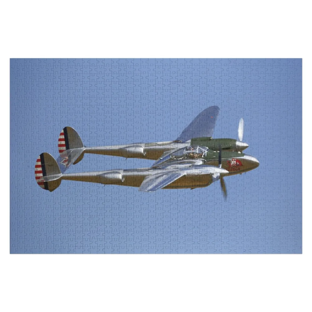 

Lockheed P38 Lightning Jigsaw Puzzle Customized Toys For Kids Personalized Baby Object Custom Child Gift Wooden Adults Puzzle
