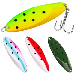 1pcs 65g-5g Metal Spinner Spoon trout Fishing Lure Hard Bait Sequins Noise Paillette Artificial Bait small hard sequins spinner