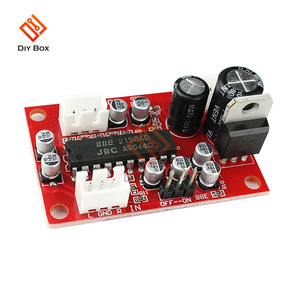 NJM2150 BBE Tone Preamplifier Board With Stabilized Voltage Front Signal Sound Effect Exciter Improve Bass Clarity JRC2150