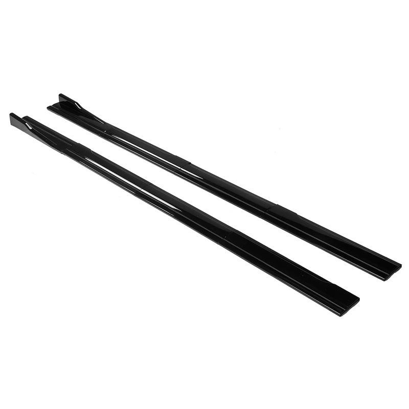 High Quality 8pcs 2.2m Car Side Skirt Extension Splitter Winglet Side Wing Bumper Lip For BMW G30 G31 M Sport 2017-2019