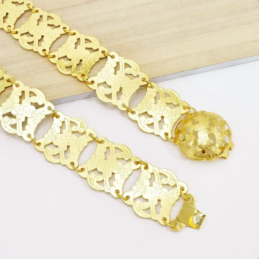 التقليدية الفضة العرقية نمط حزام التقليدية ماليزيا الذهب حزام شرابة المعصم مجوهرات سلسلة الخصر المعدنية مهرجان التبعي #2