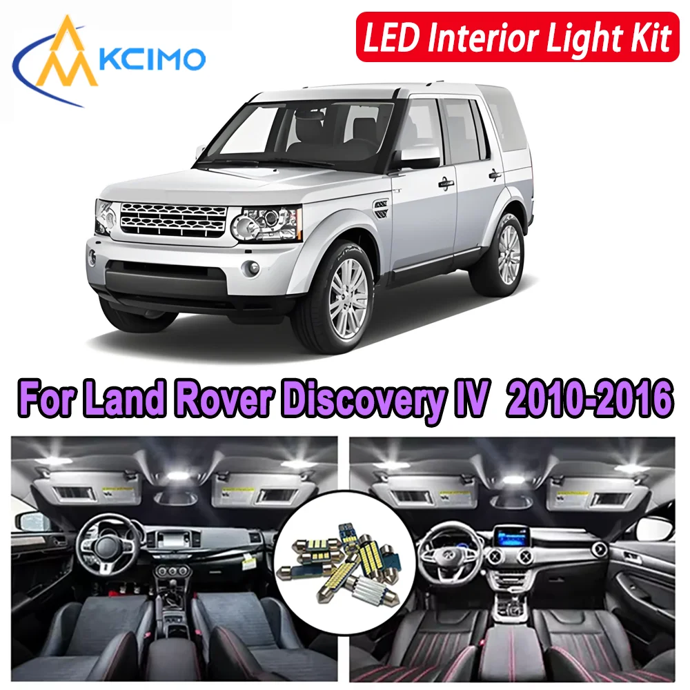 

For Land Rover Discovery IV 4 LR4 L319 (2010-2016) Premium Bright LED Interior Dome Map Trunk Light Kit Car Led Lamps Canbus Car