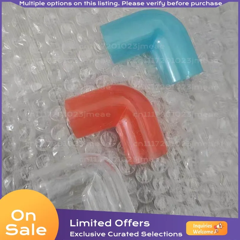 90 Degree PVC Conduit Elbow Connector, Small Right Angle Bend Fitting for Surface Mounted Electrical Wiring Pipe