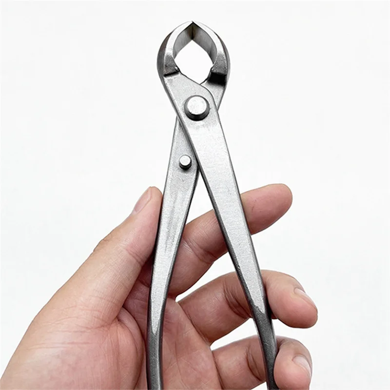 AB34-1 Set Bonsai Modeling Tools Round Mouth Scissors + Bevel Scissors + Branching Shears Gardening Ball Knot Scissors