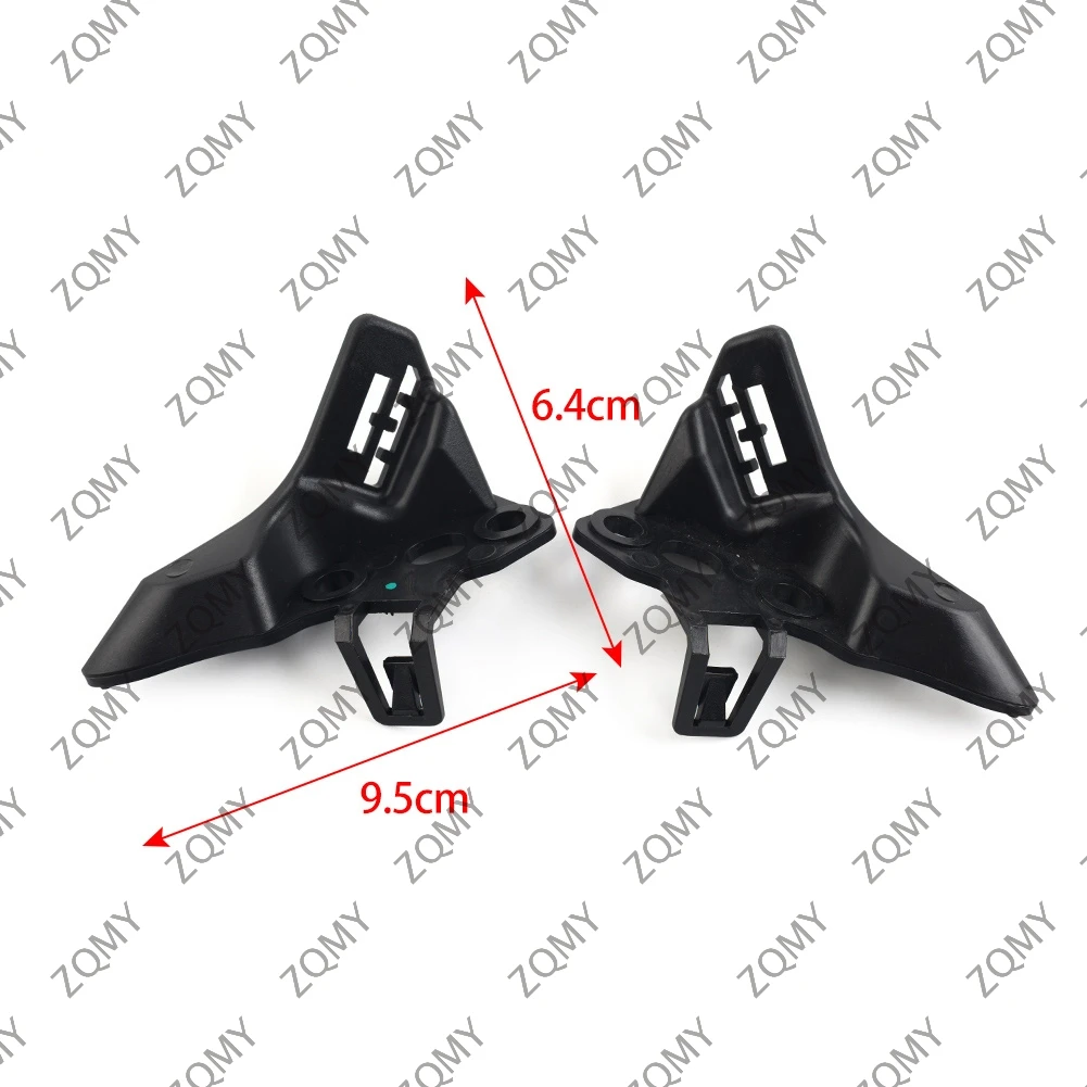 2pcs Car Front Bumper Clip Support Mount Holder Bracket For Jaguar XF 2016 2017 2018 2019 2020 2021 2022 2023 T2H4003 T2H4002+