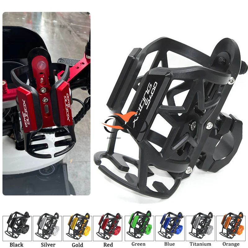 

For KYMCO Xcitings400 Xciting S400 400S 2017-2020 2021 2022 2023 Motorcycle Beverage Water Bottle Cage Drink Cup Holder Mount