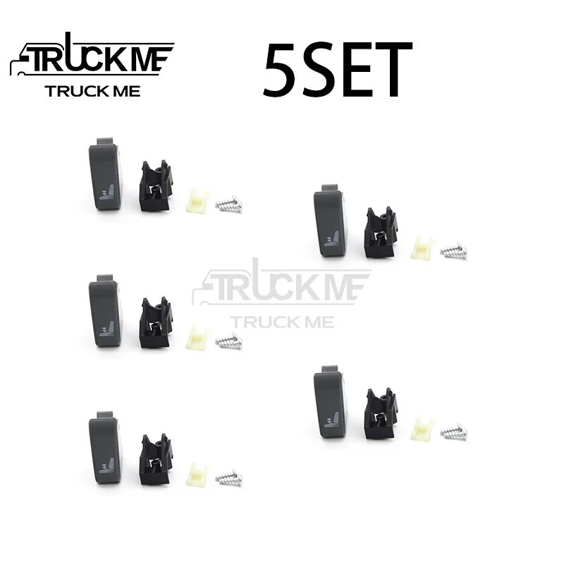 

5SET/BOX Lever Seat Adjustment Left for Renaultt Trucks 5001857856 MB 0009182160 A0009182160 ISRI 27409-01