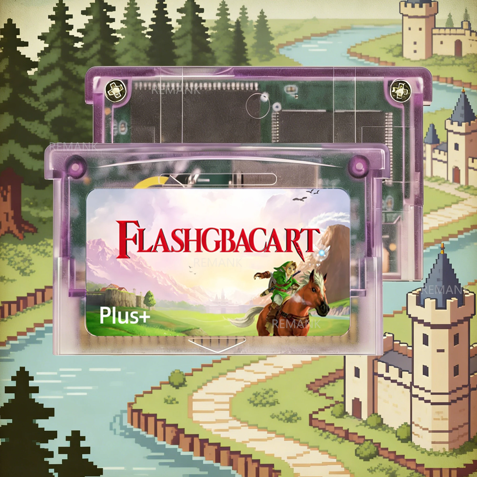 REMANK FLASHGBACART V1.5 Flash GBA Cartridge Emulator SCFW Flash GBA CART Simulator  For GBA GBC GB NES Compatible DS