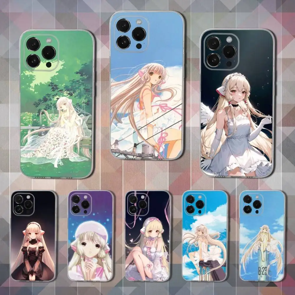 

Comics C-Chobits Hot Phone Case For iPhone 16,15,14,13,12,11,17 Pro,Max,Plus,X,XS,XR,SE,Mini Transparent Soft Cover