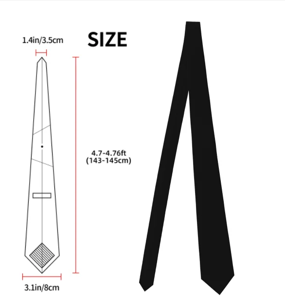 Love Red Heart Men's Tie Romantic Valentines Day Men's Necktie Ties for Mens Daily Wedding Party Business