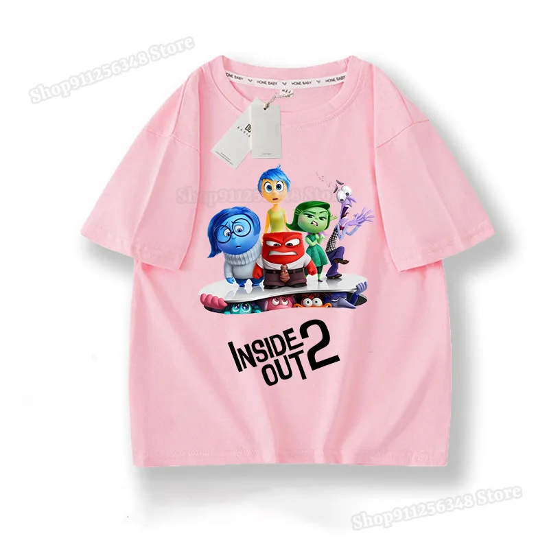 Inside Outs 2 t-Shirt abbigliamento per bambini abbigliamento per bambini ragazzi ragazze camicia estiva a maniche corte in cotone Boutique Tees