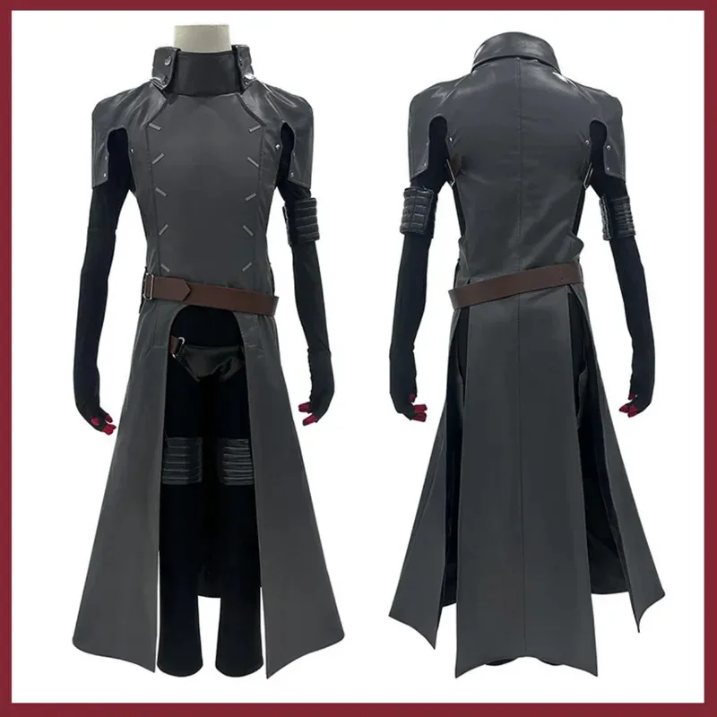 

Game The Phantom X Wonder Cosplay Costume Anime P5x Faux Leather Long Coat Trench Uniform Full Set Man Halloween Carnival Suits;
